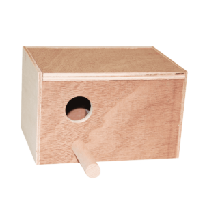 Wooden Nest Exotic Birds 16x10.5x11 cm