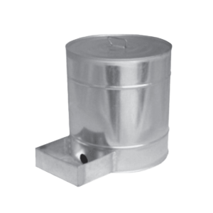 Ποτίστρα Γαλβανιζέ Στρογγυλή Με Σκαφάκι 5lt